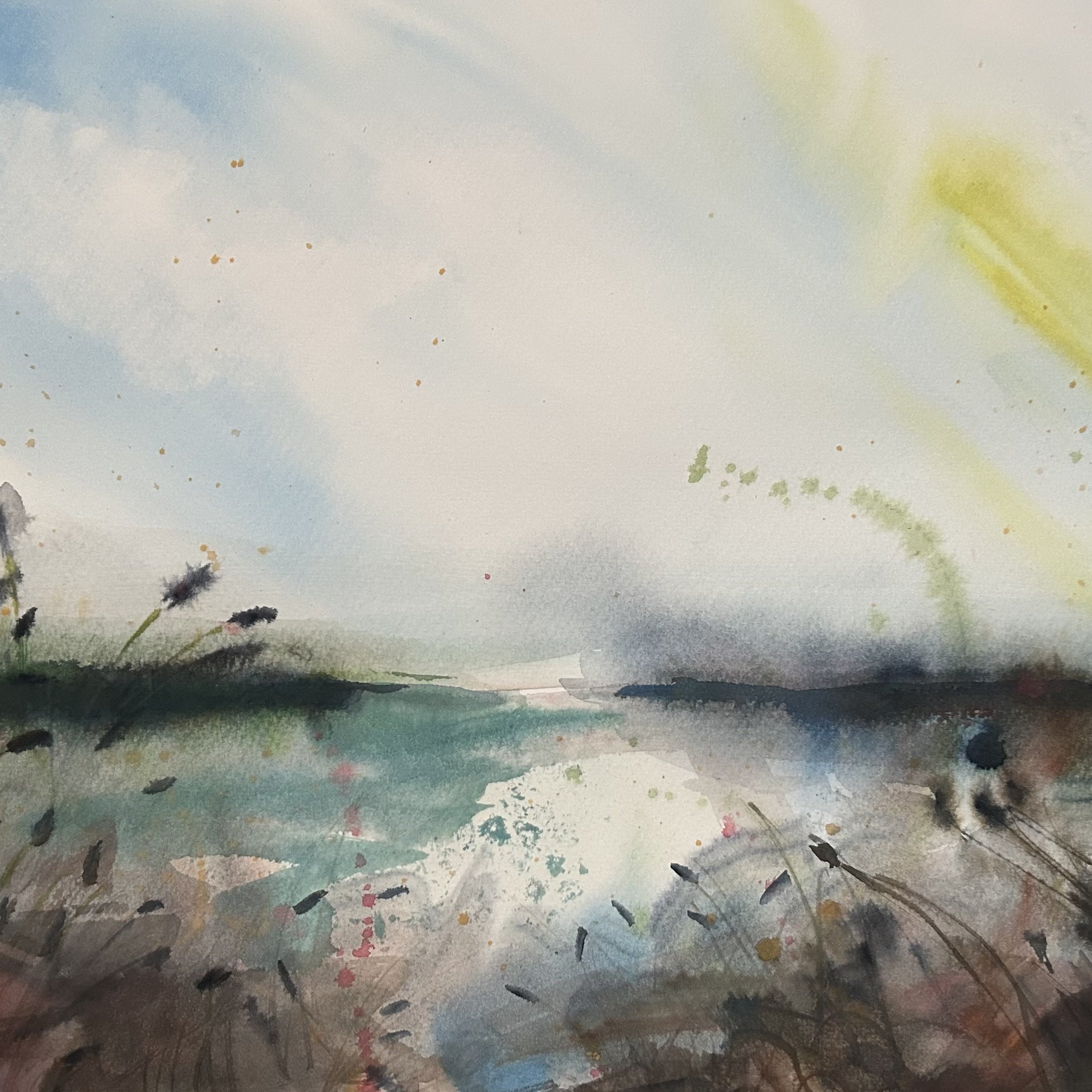 Morning Mist on Somerset Levels